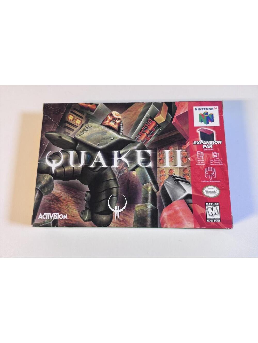 Quake II Nintendo 64 Video Game CIB Complete Tested